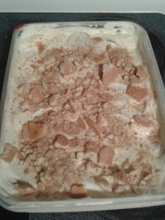 A picture of Banana pudding.