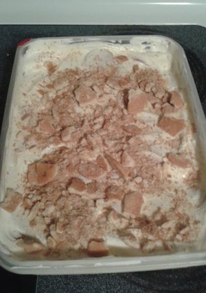 A picture of Banana pudding.