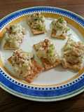Broiled Red Snapper Canapés