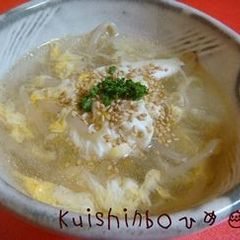 A picture of Easy and Cheap!! Soothing Bean Sprouts Soup.