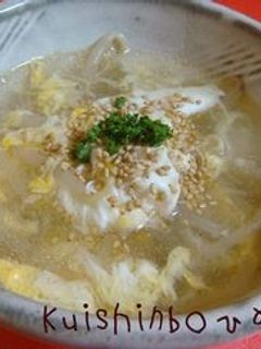A picture of Easy and Cheap!! Soothing Bean Sprouts Soup.