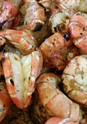 A picture of Shrimps in the Half Shell.
