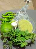 Green Mango chutney (kairi)