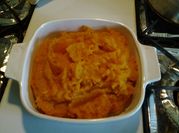 A picture of mashed butternut squash