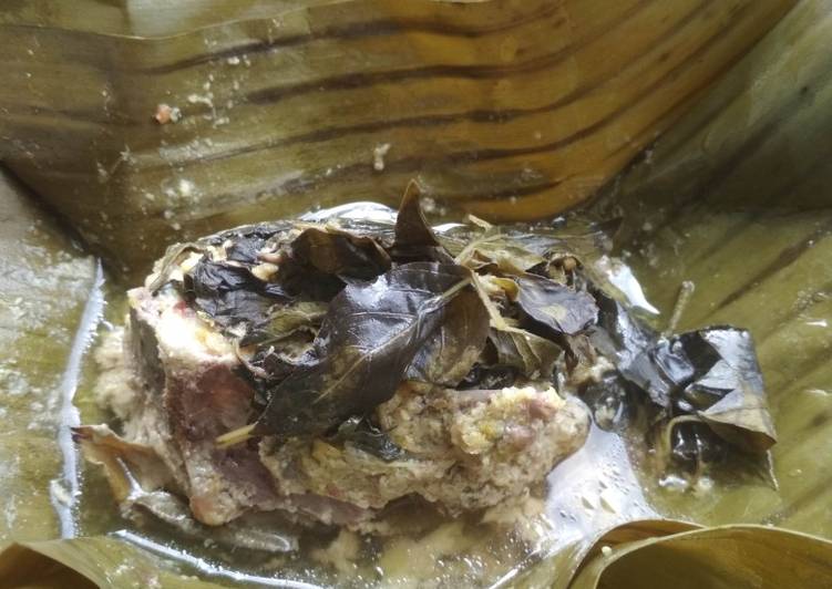 Pepes ayam kemangi nikmat👍👍😋😋