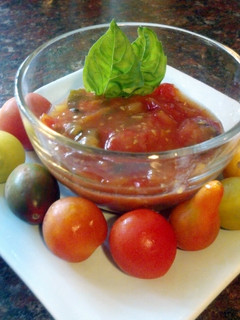 A picture of Tomato Basil Jam.