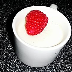 A picture of Vanilla Panna Cotta.