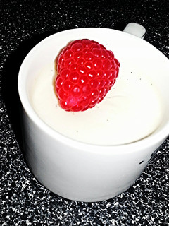 A picture of Vanilla Panna Cotta.
