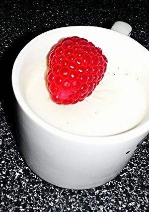 A picture of Vanilla Panna Cotta.