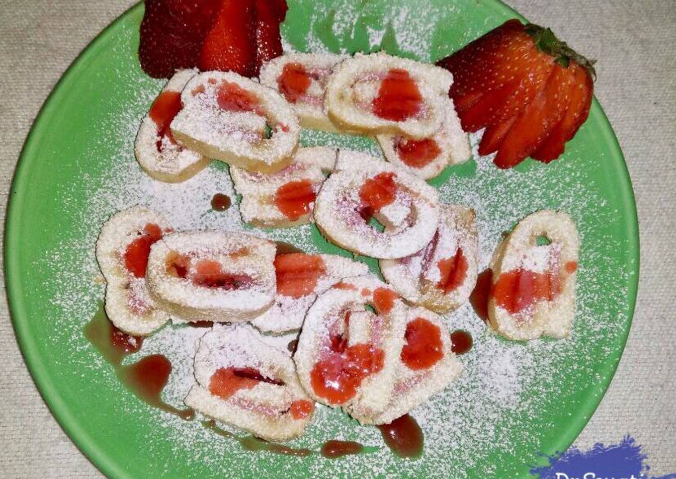 Strawberry Swiss Roll