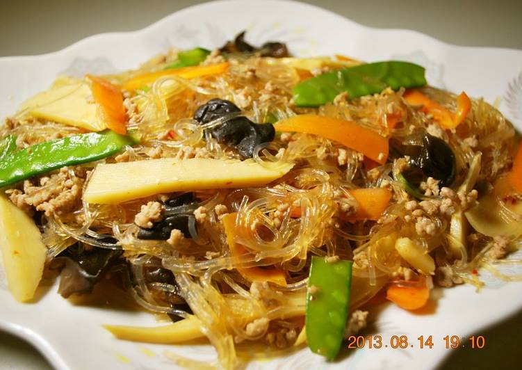 Recipe of Perfect Easy 10 Minute: Mapo Harusame Noodles