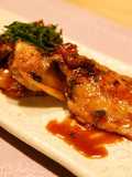 Horse Mackerel Grill with Ume-Shiso Sauce