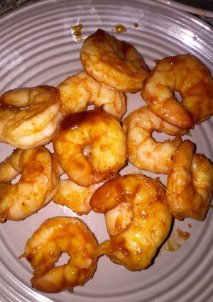 A picture of Sriracha-Glazed Shrimp.