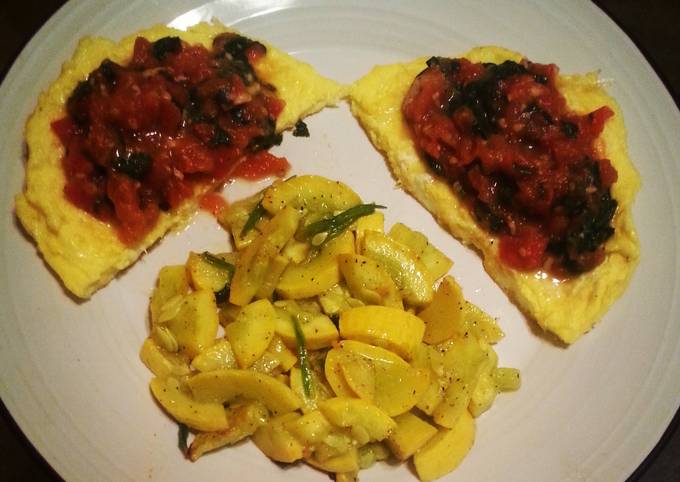 Recipe of Ultimate Stewed Spinach Omelette