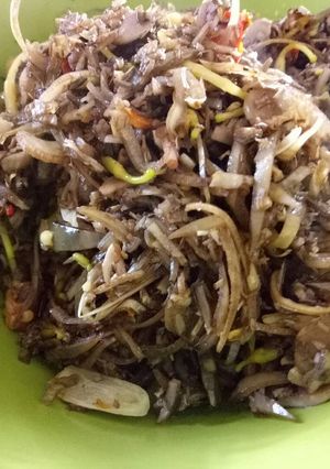 Foto resep Tumis jantung pisang bunga pepaya