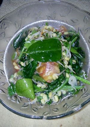 Foto resep Tumis bening sayur bayam tauge