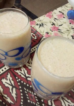 A picture of Chikoo Smoothie (Sapodilla).