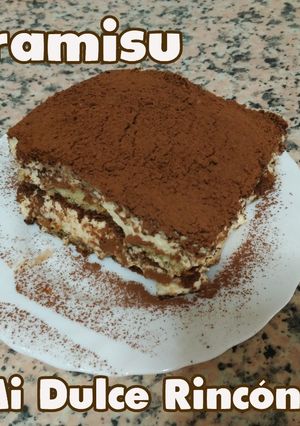 Una foto de Tiramisú con un toque especial 😉👌