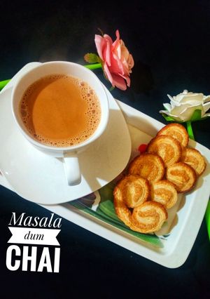 A picture of Masala dum chai.
