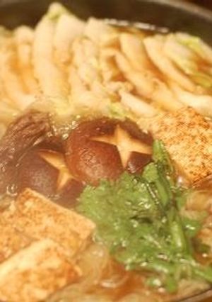 A picture of Our Family's Kansai-style Sukiyaki.
