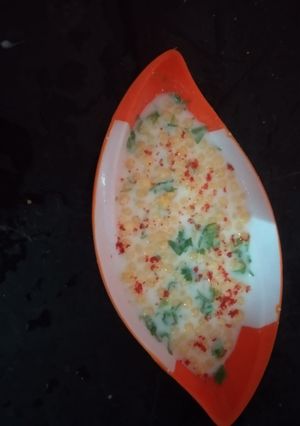 A picture of Boondi Raita.