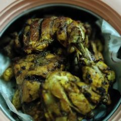 A picture of Chicken tikka BBQ.