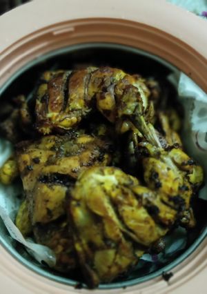 A picture of Chicken tikka BBQ.