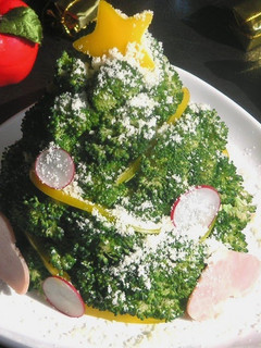 A picture of Broccoli Christmas Tree.