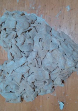 A picture of Homemade Egg Noodles.