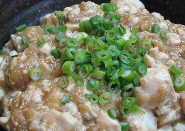 Recipe of Super Quick Homemade Quick Stir-fry Tofu with Tempura Crumbs