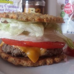 A picture of Low carb hamburger buns.