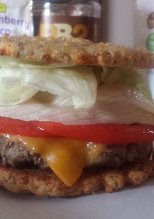 A picture of Low carb hamburger buns.
