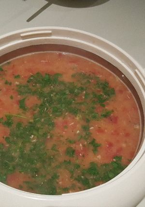 صورة لوصفة شوربة البقوليات الصحية