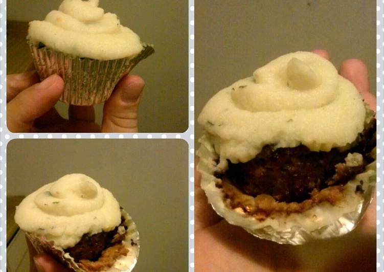 Recipe of Tasty Meatloaf Cupcake