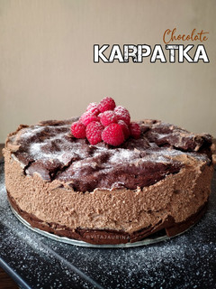 Foto resep Chocolate Karpatka Cake