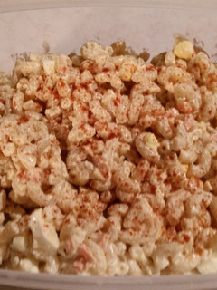 A picture of Macaroni salad.