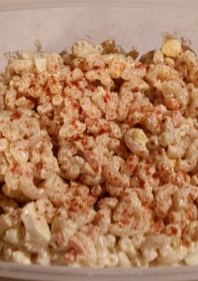 A picture of Macaroni salad.