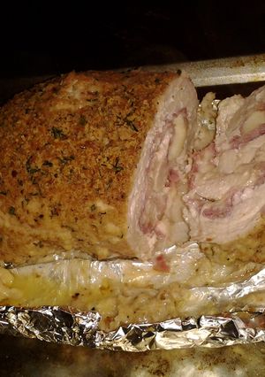 A picture of Chicken Cordon Bleu.