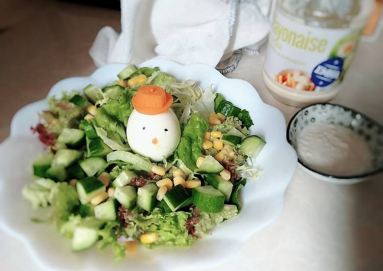 Cara Menghidangkan Salad sayur cocok untk yang lagi diet Untuk Pemula!