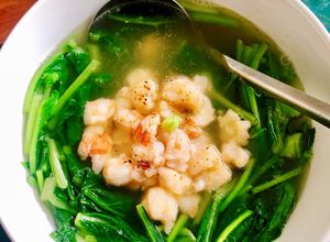 Hình của món Canh cải ngọt tôm tươi.