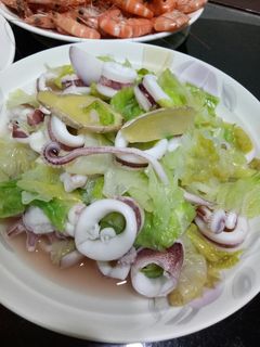 小捲炒萵苣生菜 的食譜成品照片