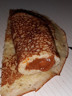 Una foto de Panqueques con dulce de leche súper esponjosos!!!