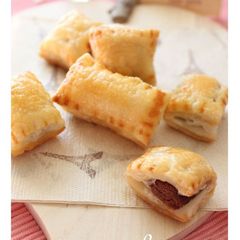 A picture of Simple Chocolate Pies Using Ready Made Pie Crusts.
