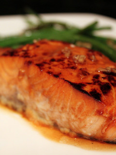 A picture of Honey Garlic Salmon.