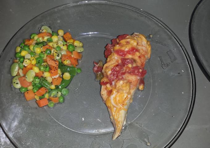 Recipe: Delicious Tastey low calorie chicken dinner 305 calories