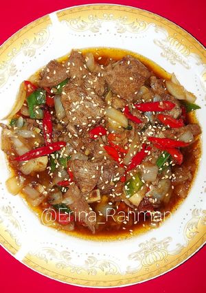 Foto resep Oseng Daging Teriyaki Paling Gampang