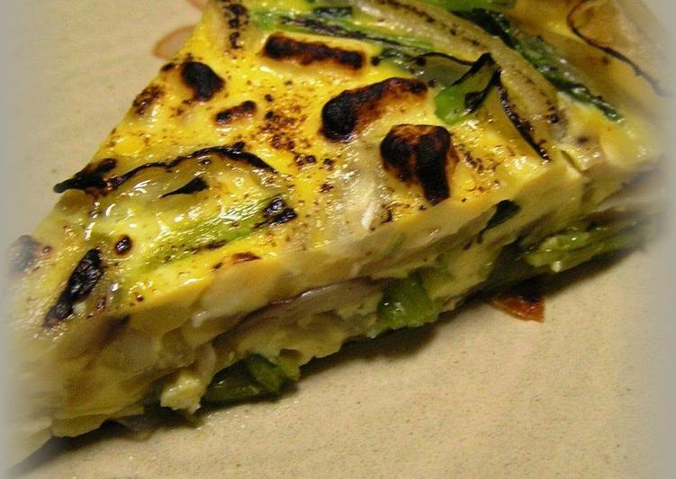 Recipe of Super Quick Homemade Pan-Fried Potato Quiche with Lots of Vegetables
