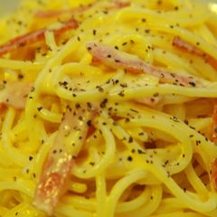 Easy Pasta Carbonara for Lunch A picture of Easy Pasta Carbonara for Lunch.