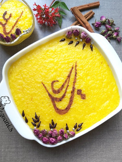عکسی از دستور شله زرد