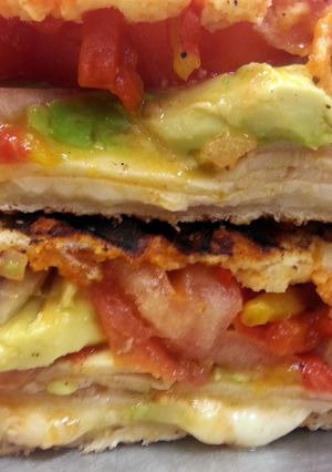 A picture of Easy Buffalo Turkey Panini.